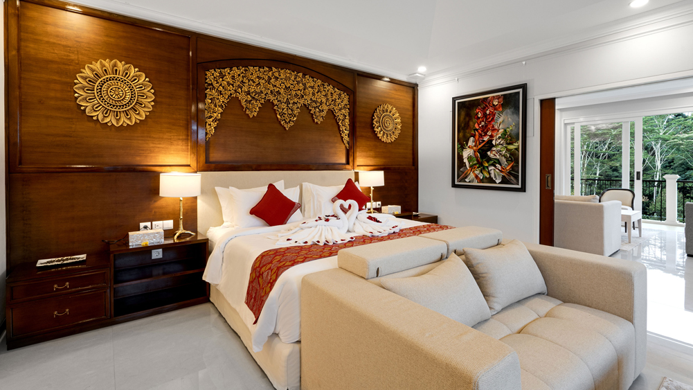 Pala Ubud - Villa Agung - Restful master bedroom